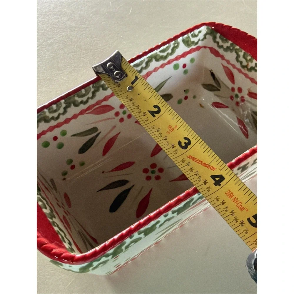 Temptations By Tara Christmas Holiday Gift 12oz Baking Mini Loaf Pan